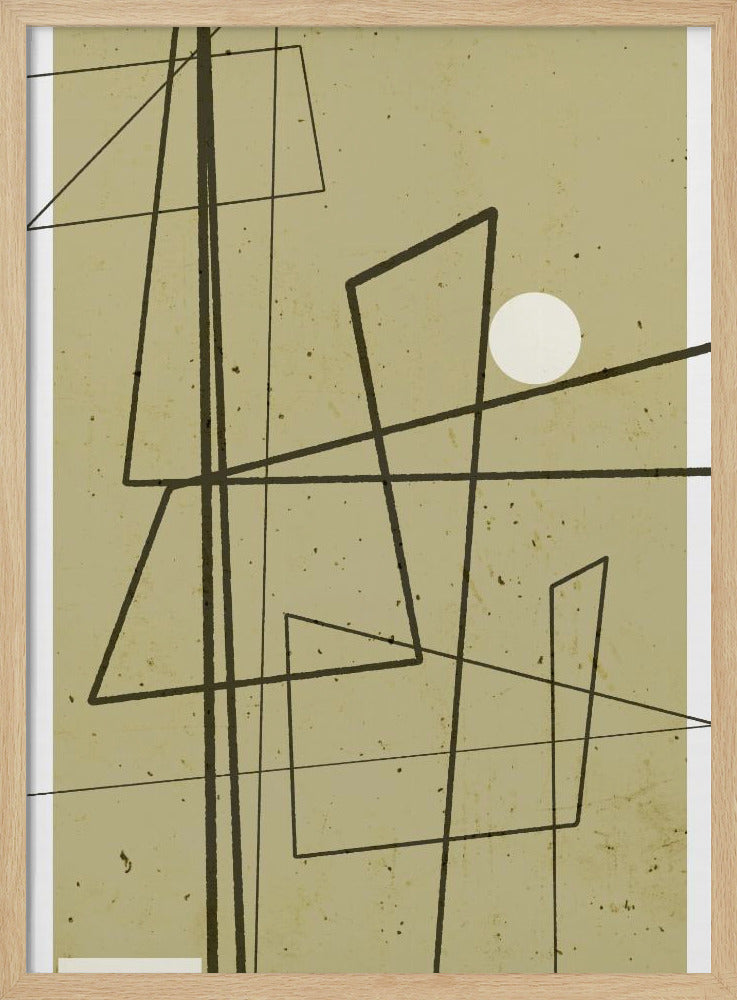 Angular Lines no 9 Poster