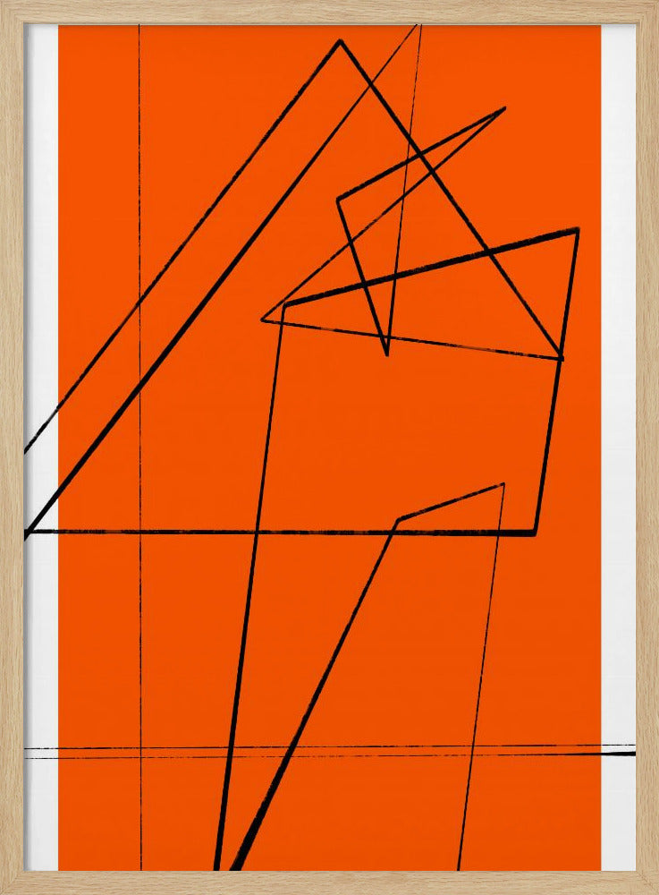 Angular Lines Poster