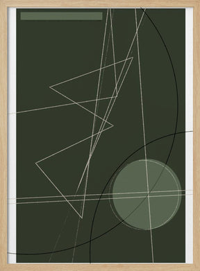 Angular lines No 18 Poster