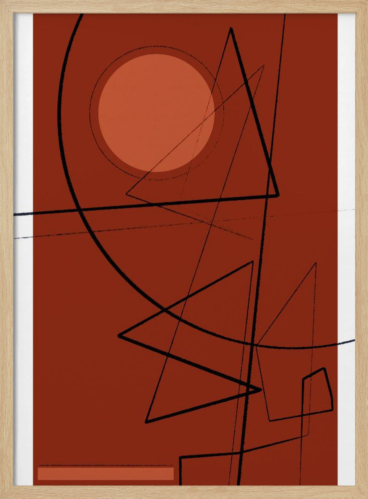 Angular lines No 21 Poster