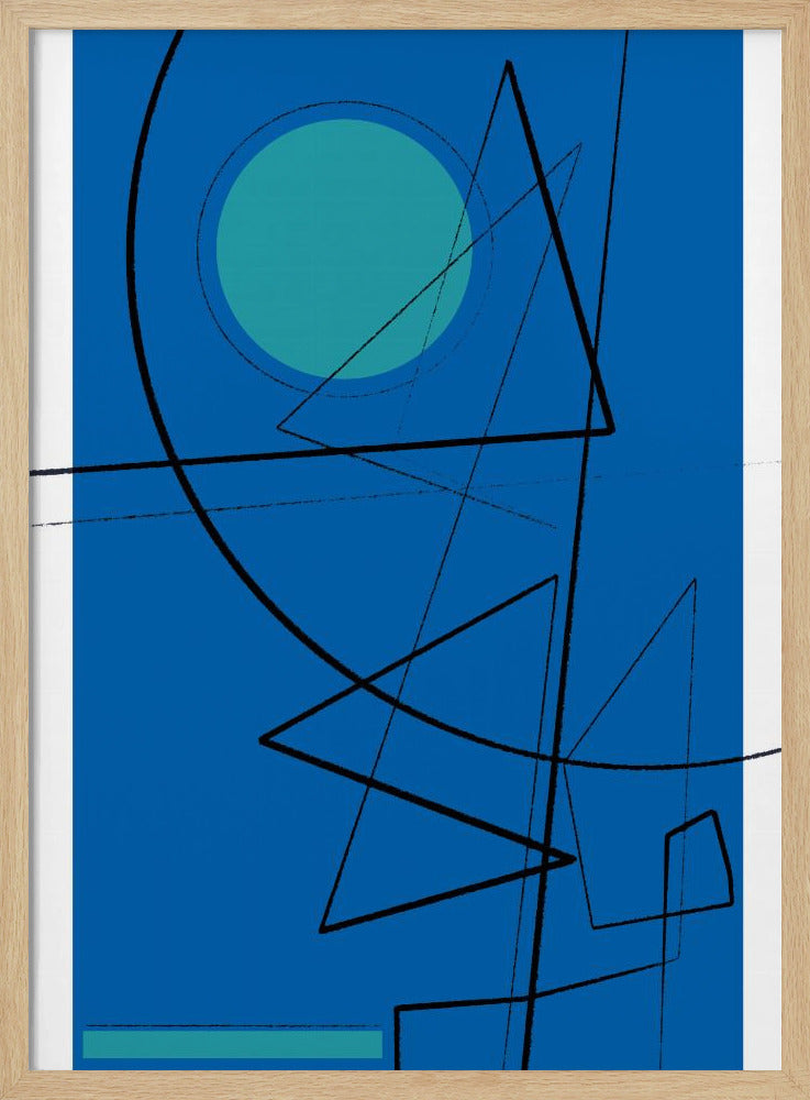 Angular lines No 19 Poster