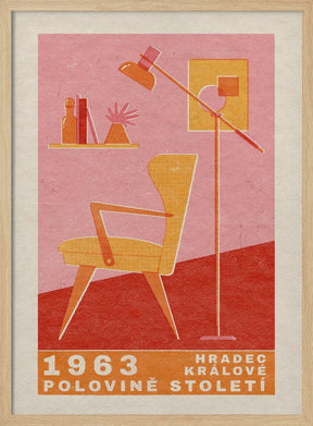 Mid Century Czech Furniture Poster