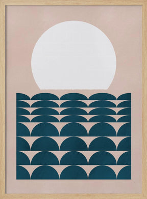 Geometrical Seascape Poster