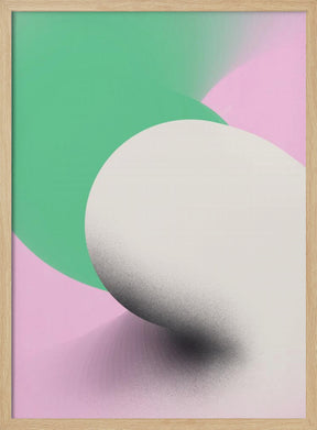 Minty Abstract Poster