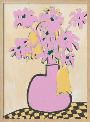 Pink Vase Poster