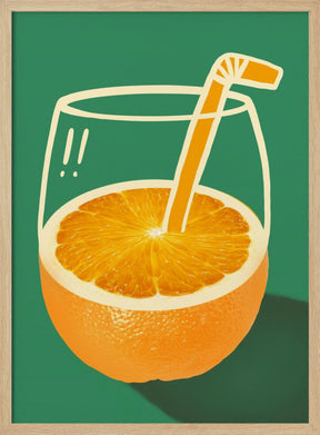 Orange juice Poster