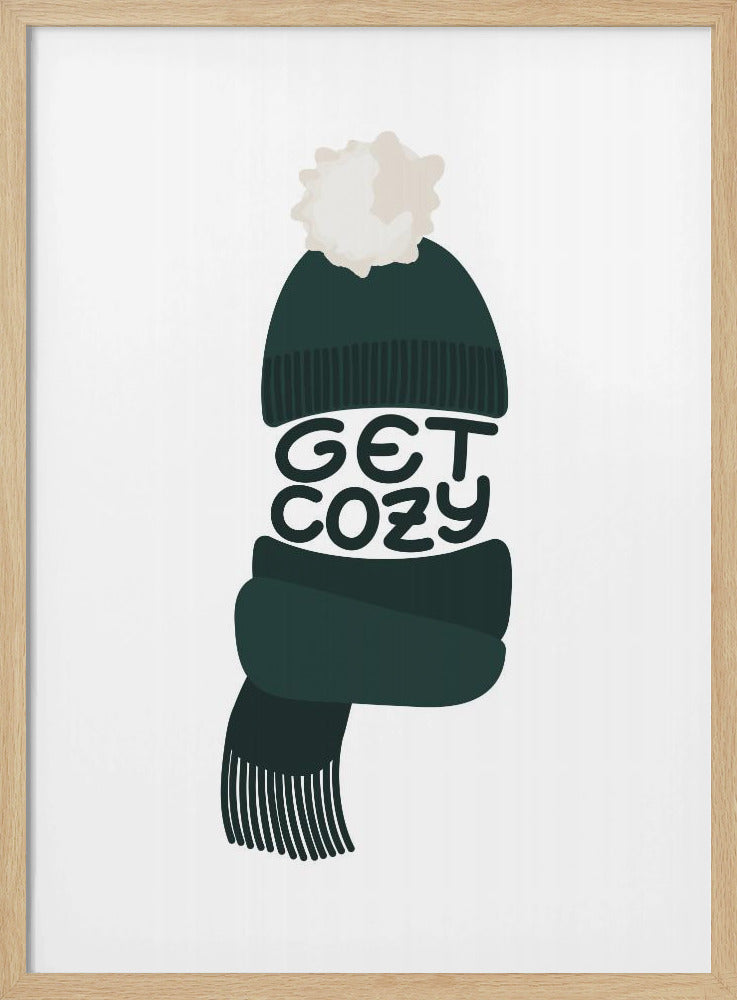 Get cozy (green) Poster