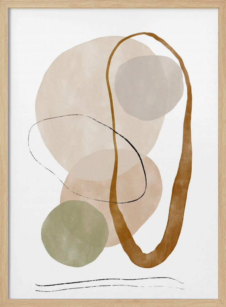 Playing Shapes No 1 Poster