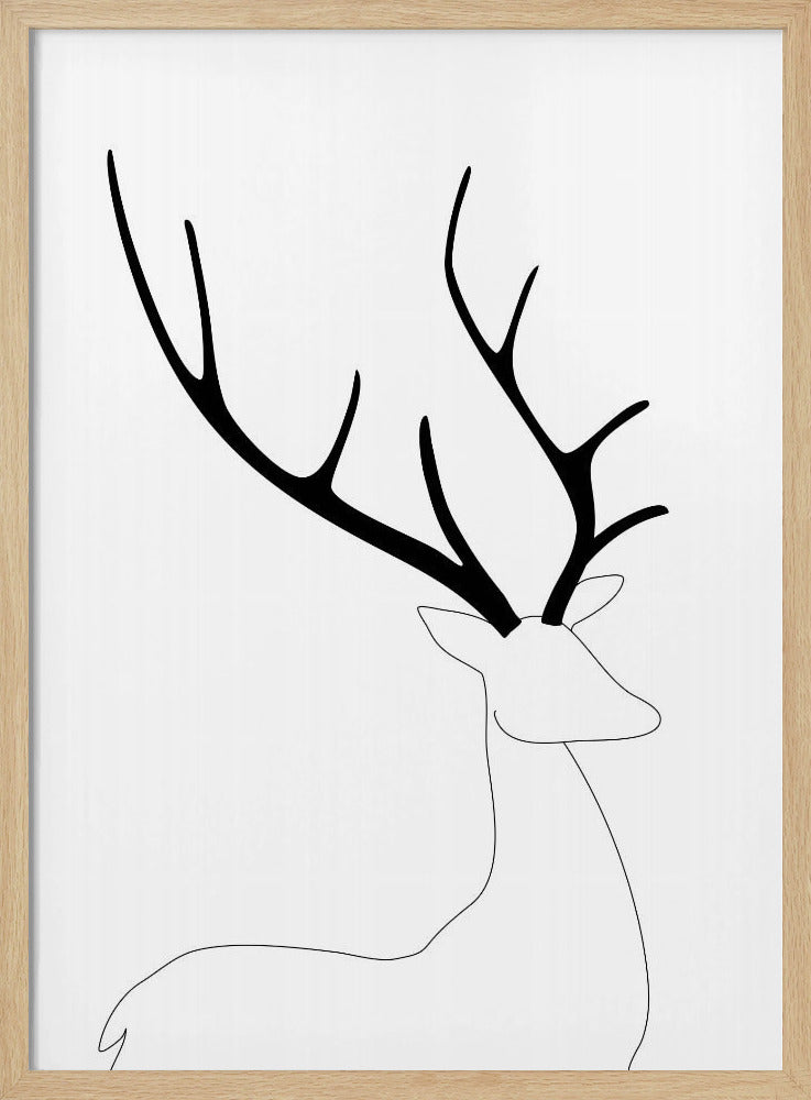 It's a reindeer Poster