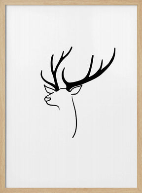 The deer Poster