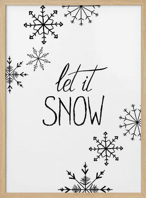 Inky let it snow Poster