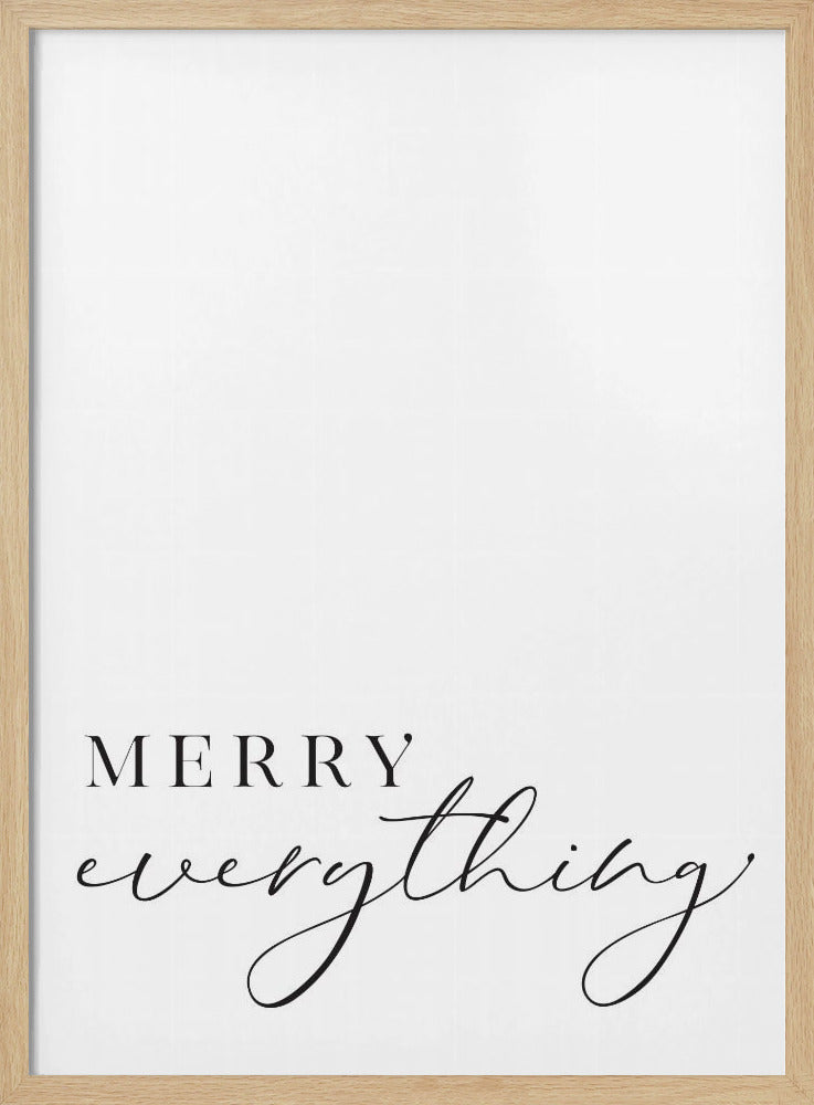 Merry everything Poster