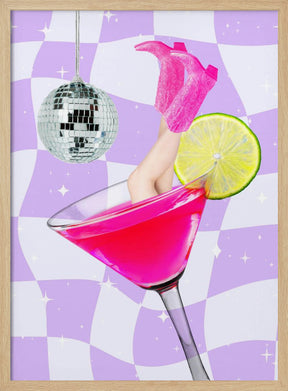 Cocktail diving Poster