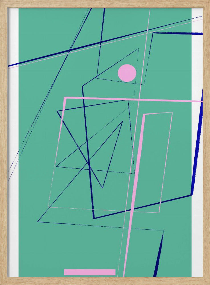 Angular Lines No24 Poster