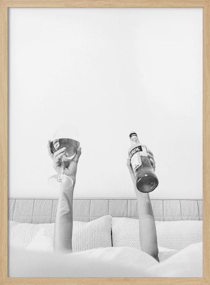 Aperol In Bed Grainy Poster