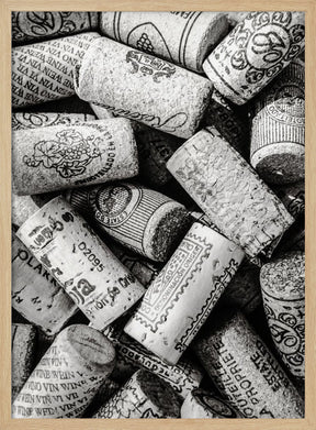 Wine 001 Bw Poster