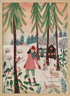 Walking in the snow Poster