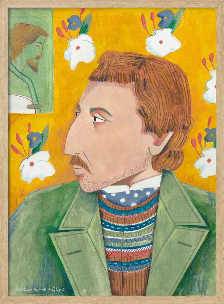 Paul Gauguin portrait Poster