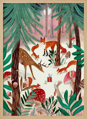 Surprise in the forest Poster