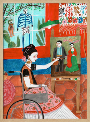 Frida in the blue house Poster