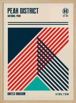 Peak District National Park Travel Poster Poster