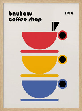 Bauhaus Coffee Minimalist Poster