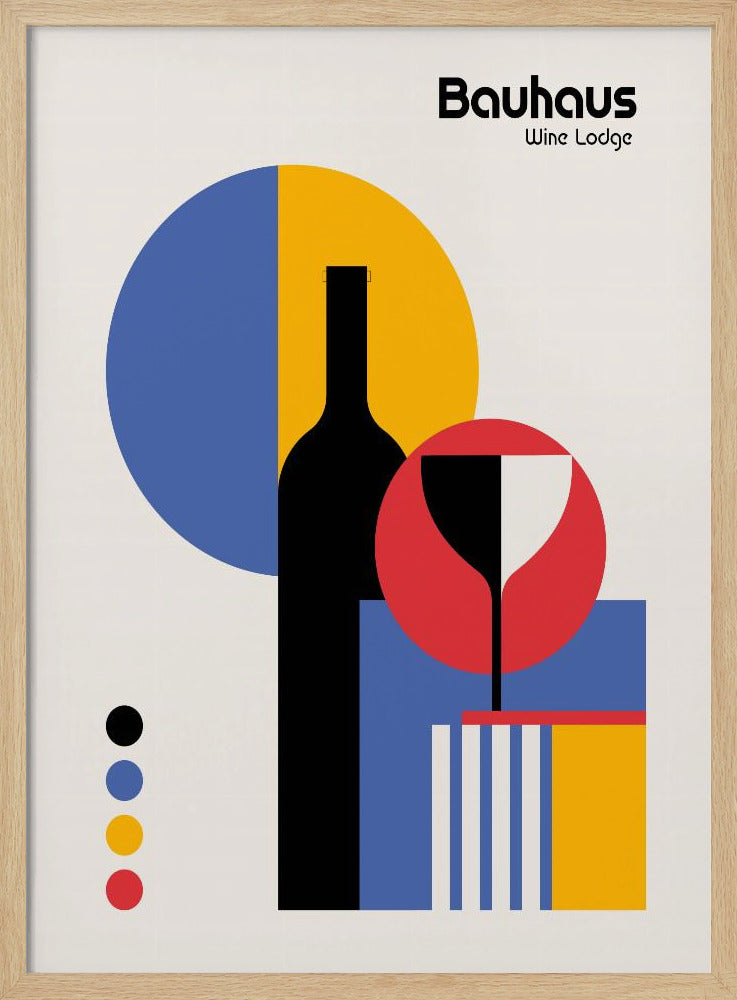 Bauhaus Wine Lodge Poster