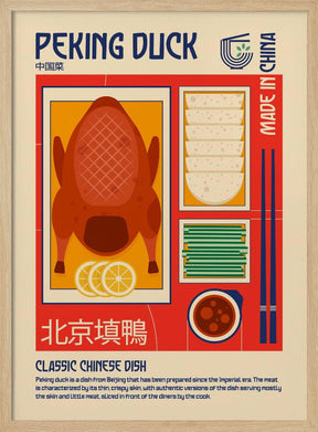 Peking Duck Japanese Food Print Poster