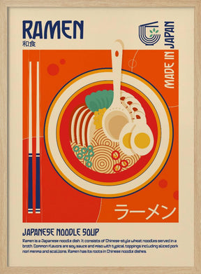 Ramen Japanese Food Print Poster