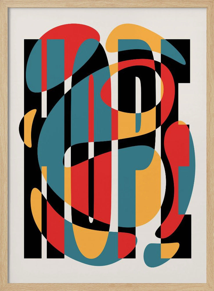 Hope Abstract Design Poster