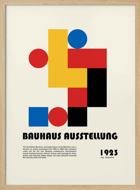 Bauhaus Ausstellung Poster