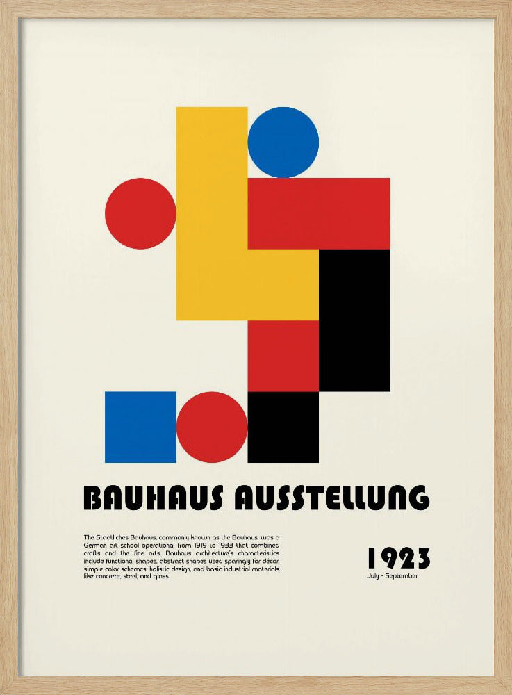 Bauhaus Ausstellung Poster