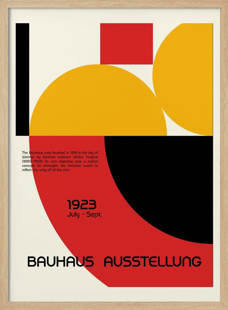 Bauhaus Ausstellung Poster
