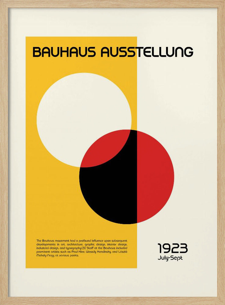 Bauhaus Ausstellung Poster