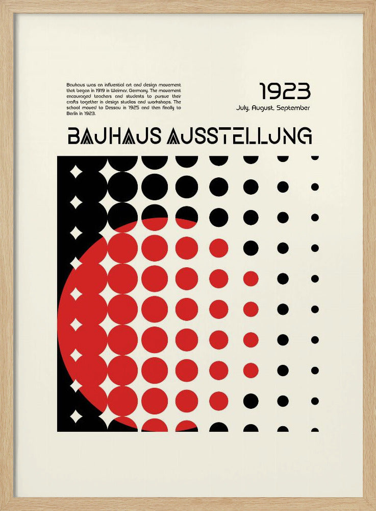 Bauhaus Ausstellung Poster
