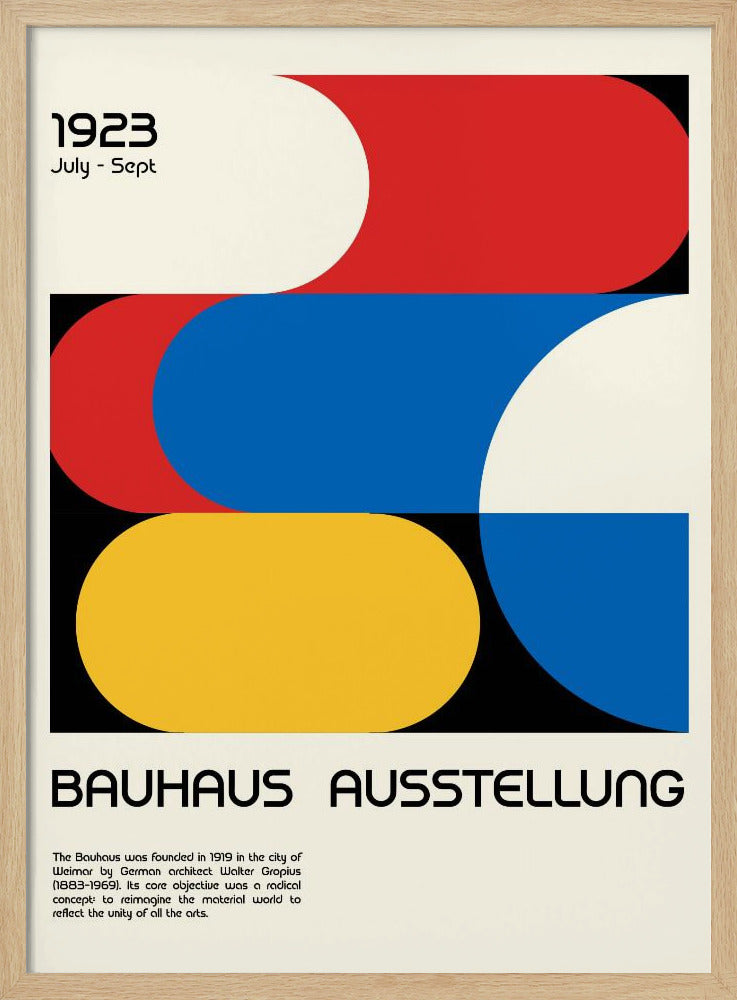 Bauhaus Ausstellung 1923 Poster