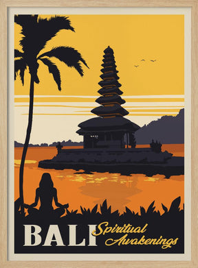 Bali Travel Print Poster