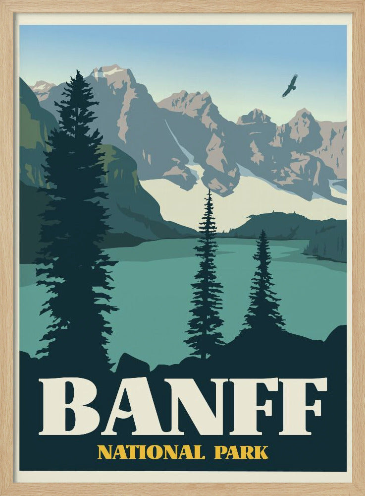 Banff National Park Travel Print Poster