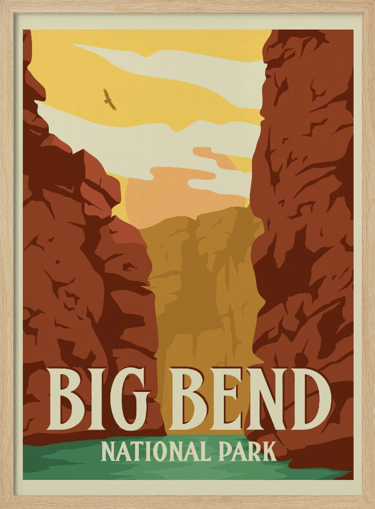 Big Bend National Park Travel Print Poster