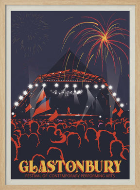 Glastonbury Festival Print Poster