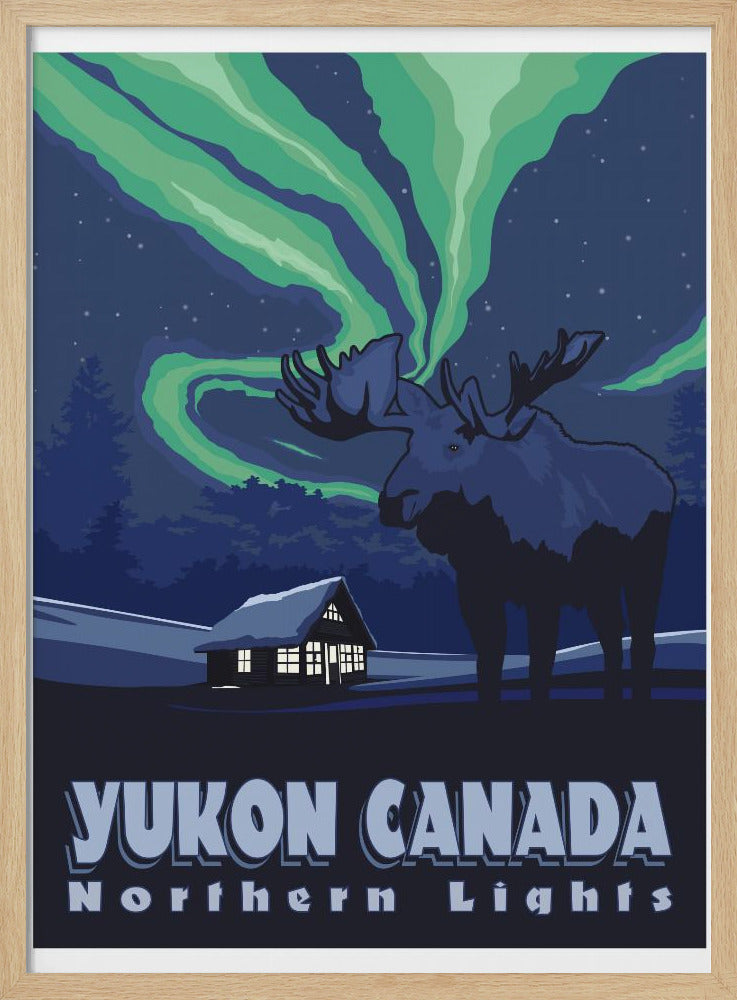 Yukon Canada Travel Print Poster