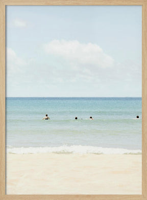 Beach Swimming Poster