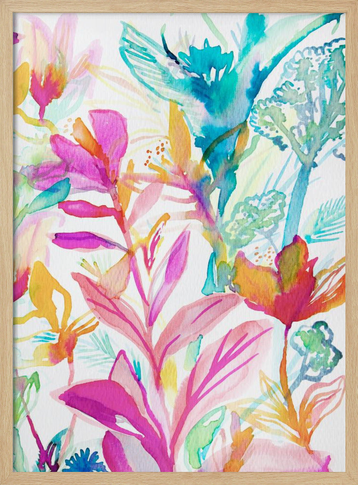 Floral Burst Poster