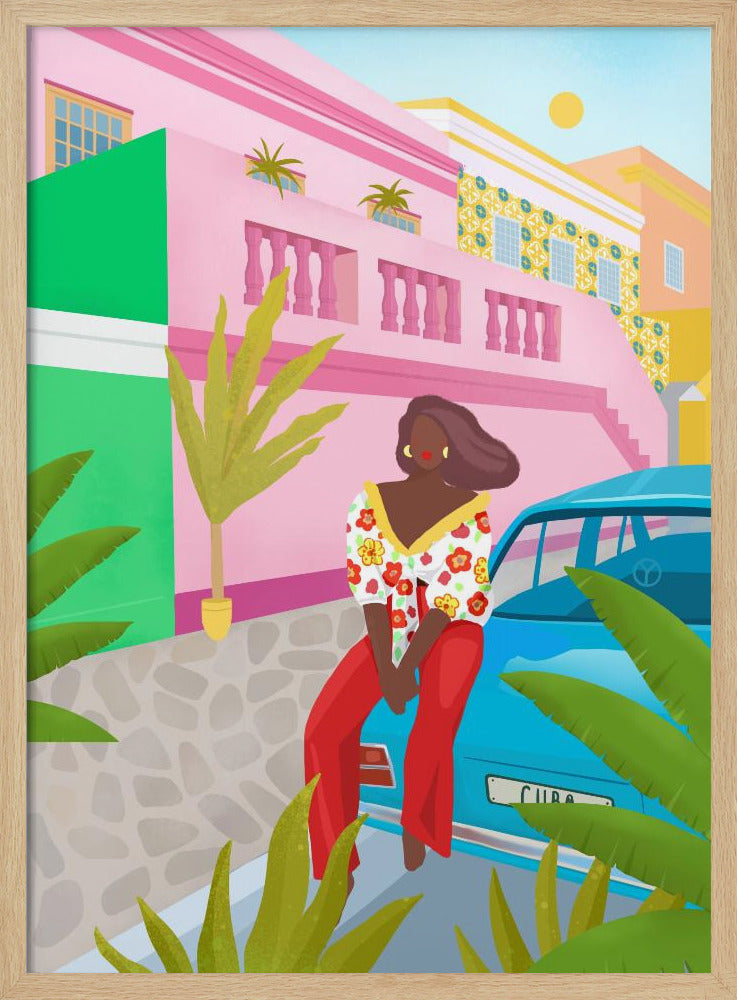 Tropical Woman Poster