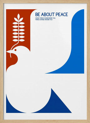 Be About Peace Poster