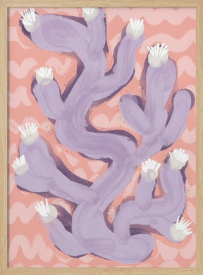 Purple Coral Poster