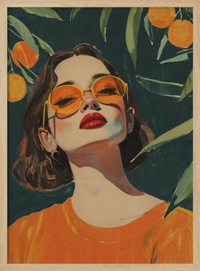 Under The Orange Tree Poster