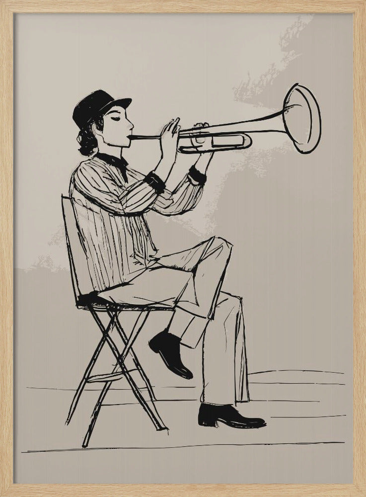 Trumpet Man Poster