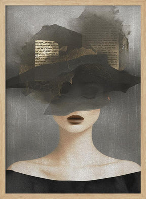 Lady In Hat No 2 Poster