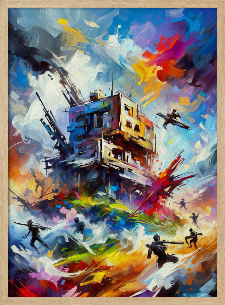 Fortnite Abstract Poster